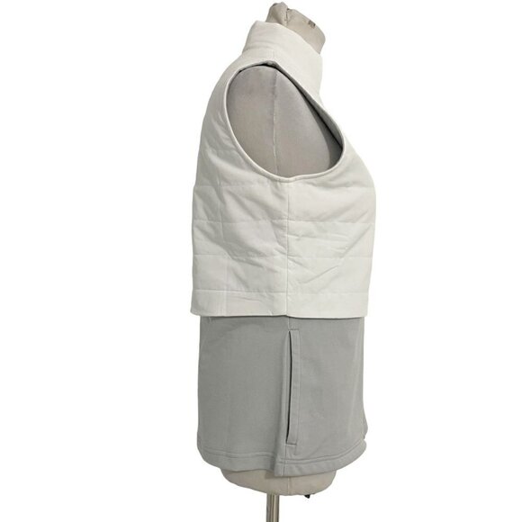 FootJoy Size XS  Top Vest Full Zip White Gray Golf Top - Picture 3 of 7